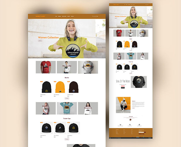 Nobelt Shirt Shopify Website